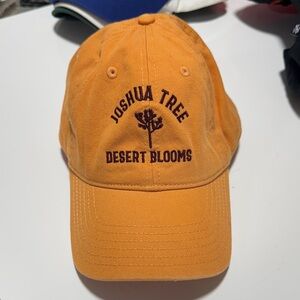 Joshua Tree Desert Blooms Orange Baseball Cap